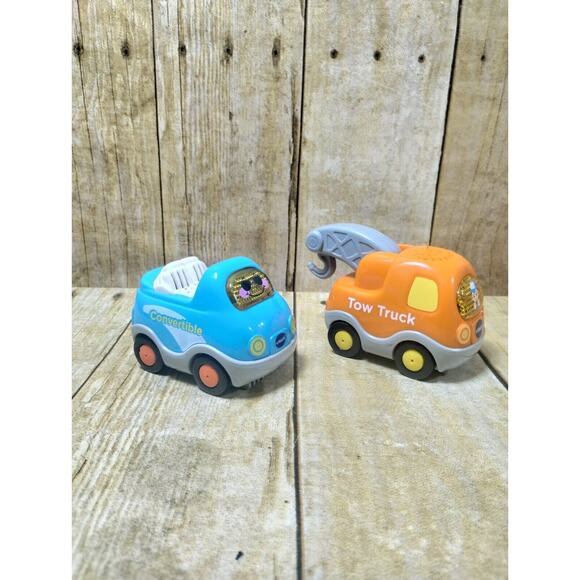 Vtech Go Go Smart Wheels 8 Vehicles Firetruck Police Helicopters Convertible - Picture 4 of 5